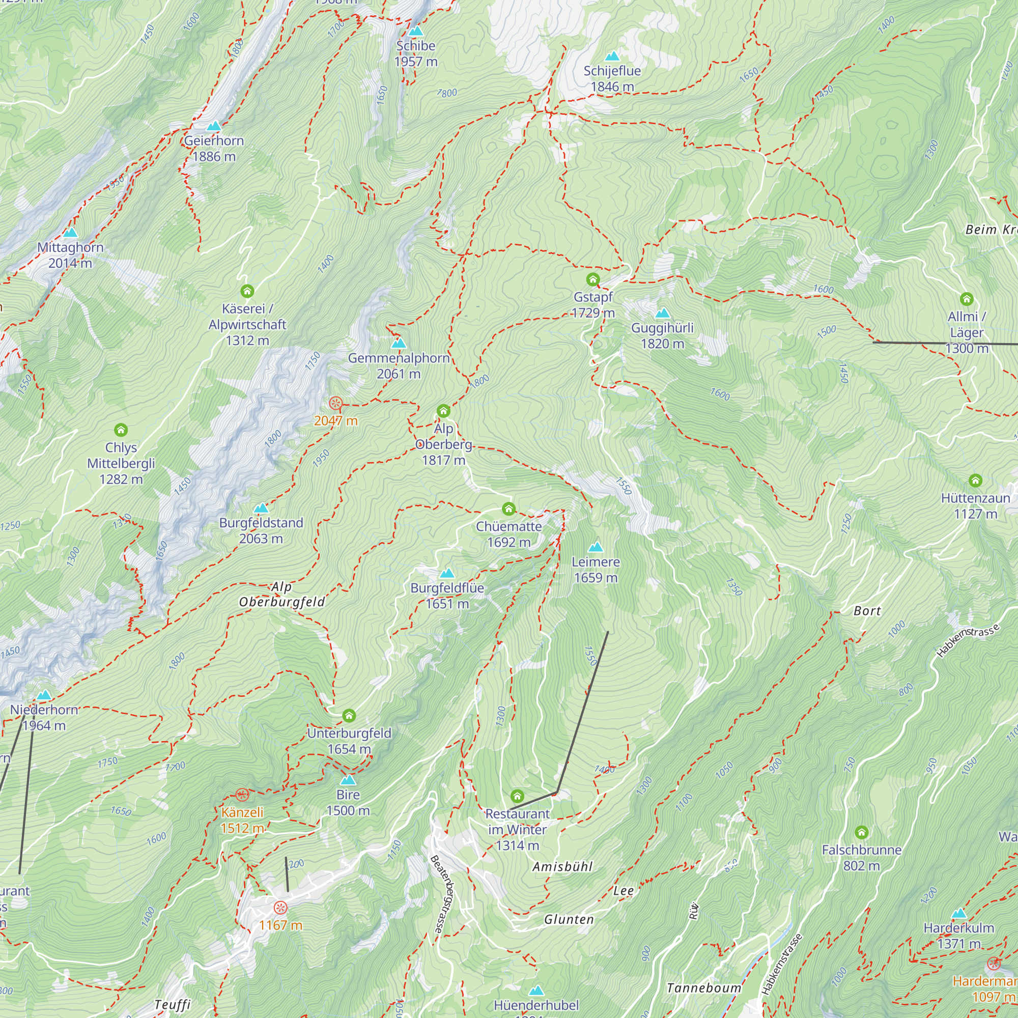Chüematte map