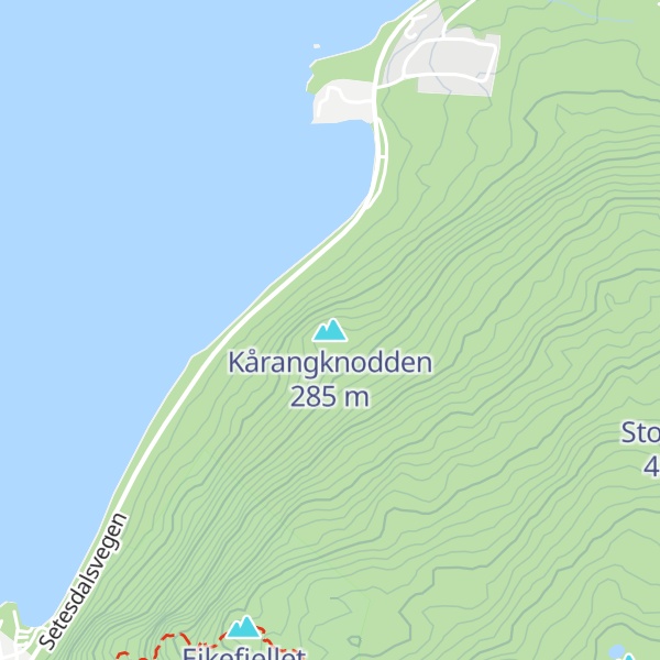 Map of Kårangknodden