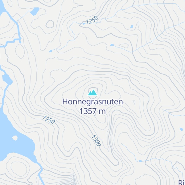 Map of Honnegrasnuten