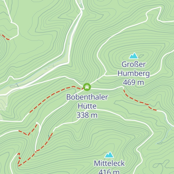 Map of Bobenthaler Hütte