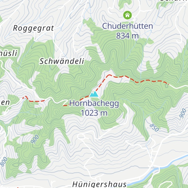 Map of Hornbachegg