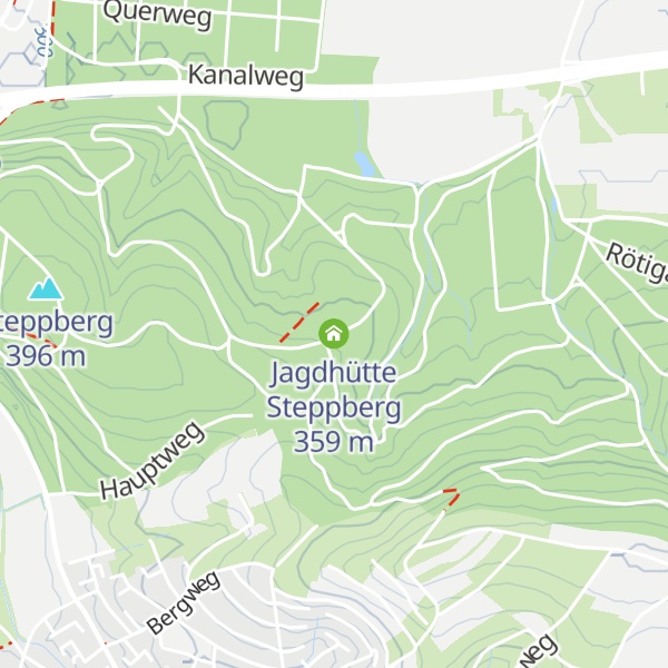 Map of Jagdhütte Steppberg