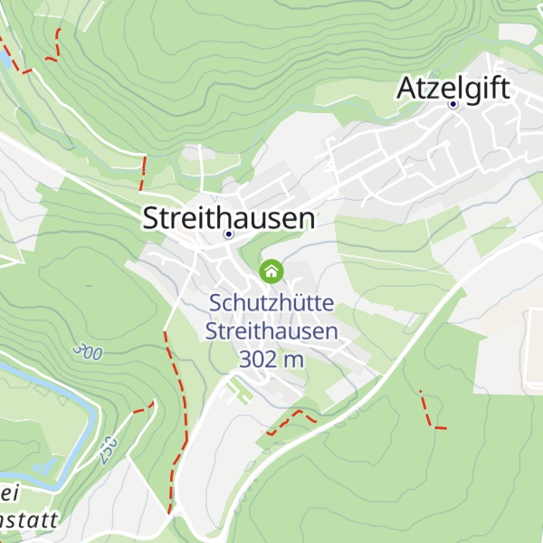 Map of Schutzhütte Streithausen
