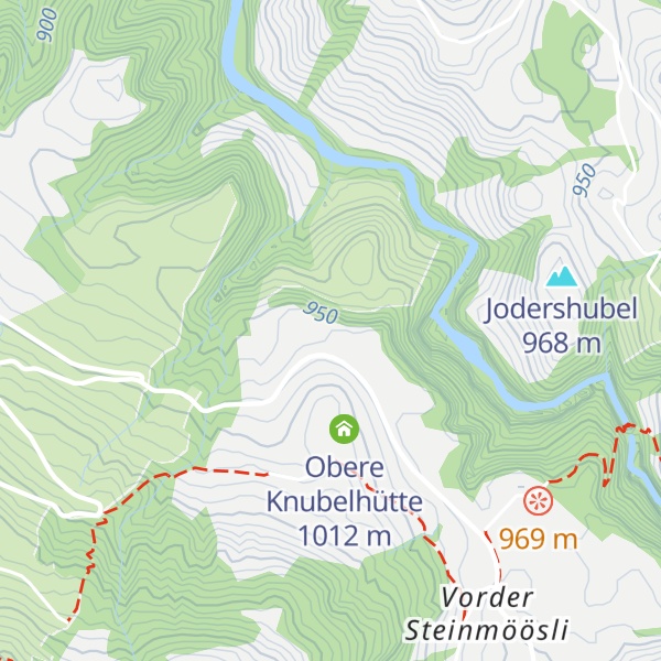 Map of Untere Knubelhütte