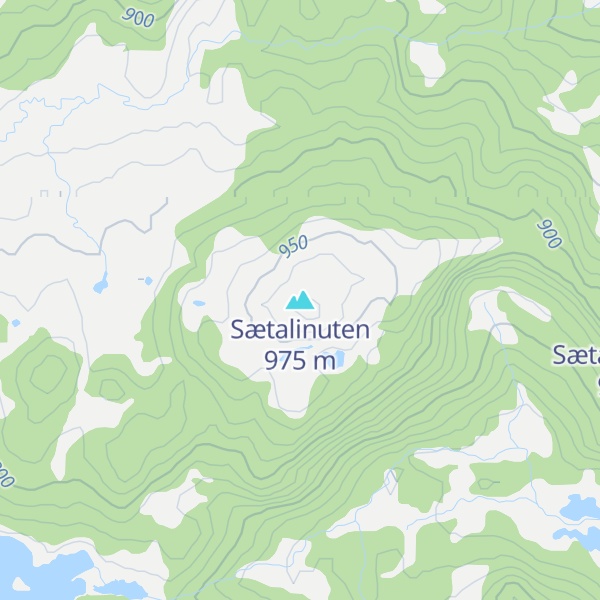 Map of Sætalinuten