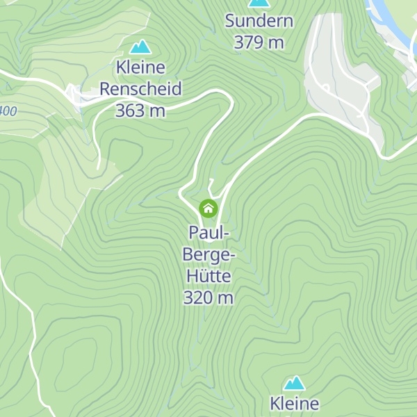 Map of Paul-Berge-Hütte