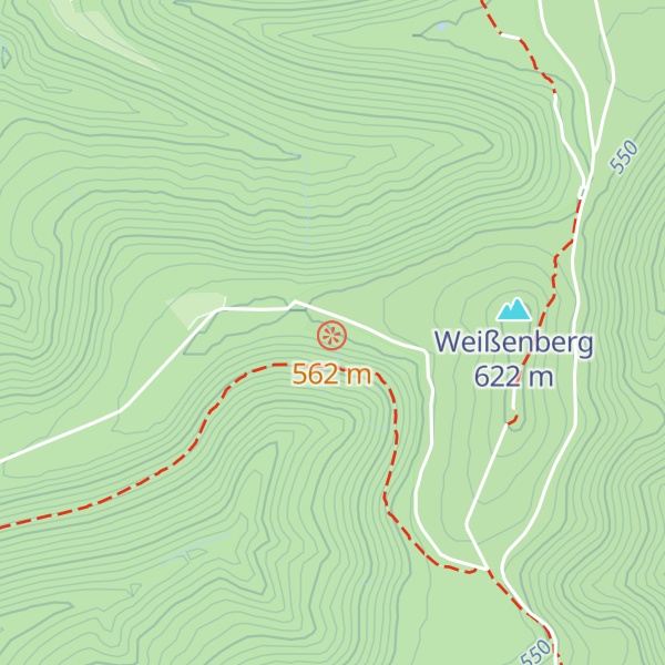 Map of Weißenberghütte