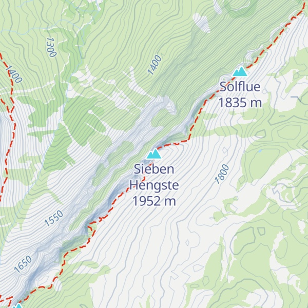 Map of Sieben Hengste