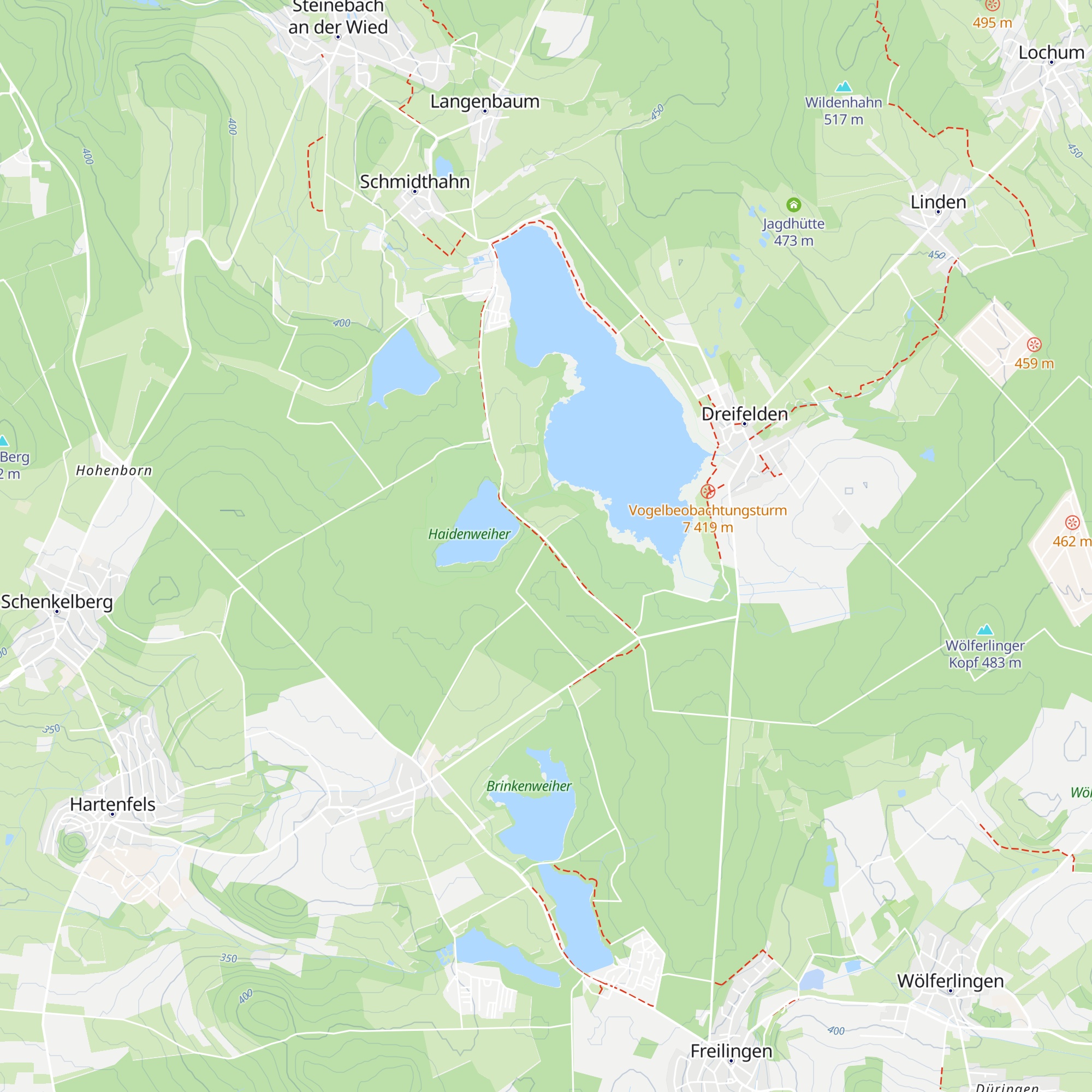 Schutzhütte Seeburg map