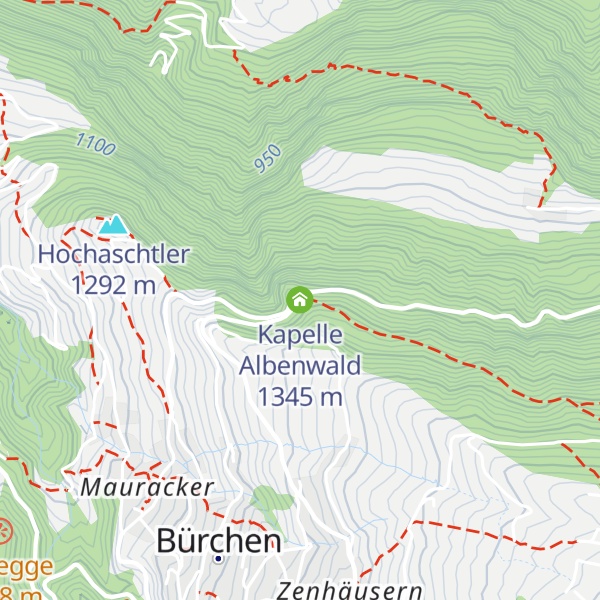 Map of Kapelle Albenwald