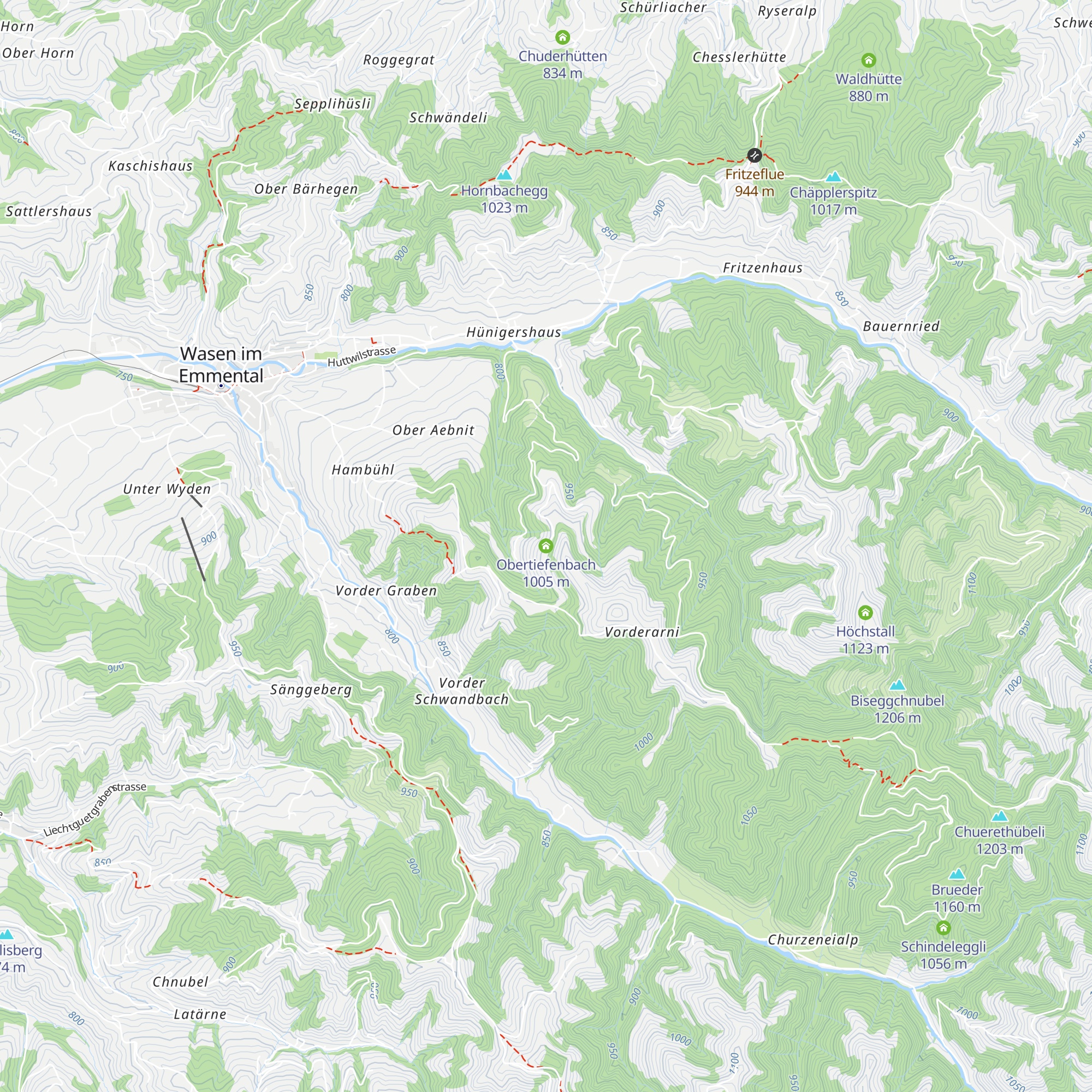 Obertiefenbach map