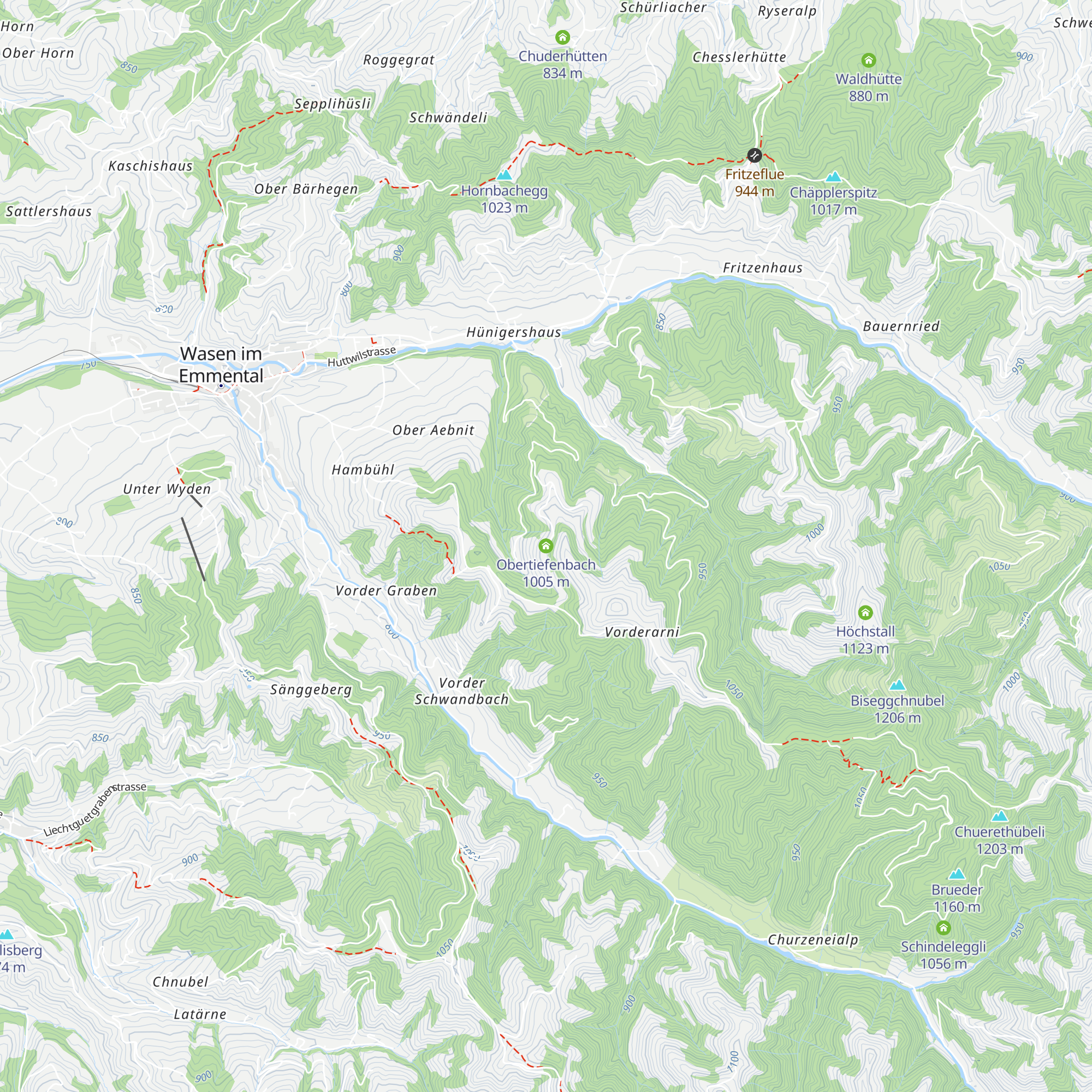 Obertiefenbach map