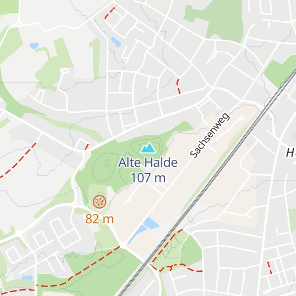 Map of Alte Halde