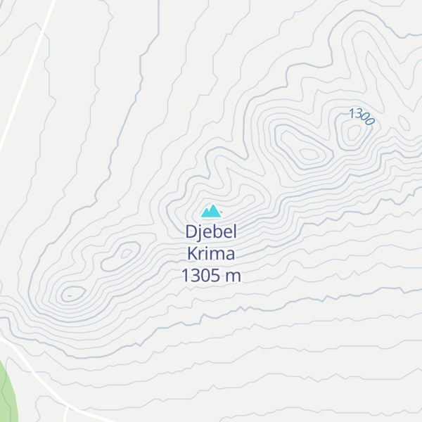Map of Djebel Krima