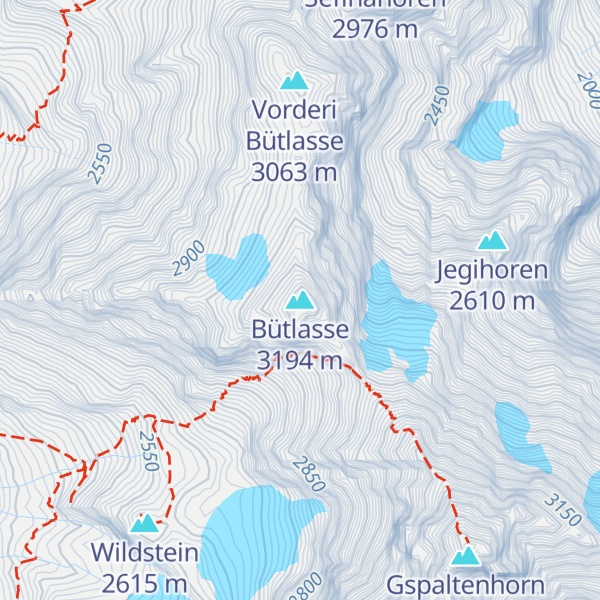 Map of Bütlasse