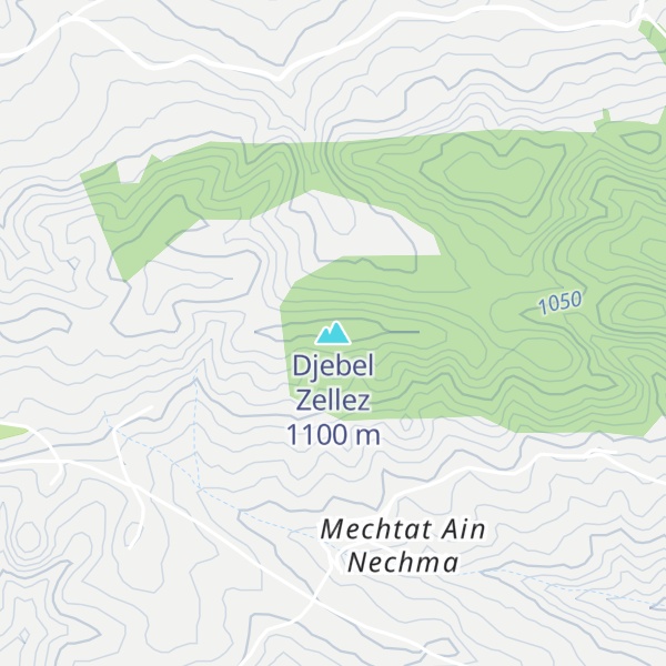 Map of Djebel Zellez