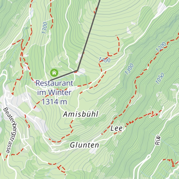Map of Hubelhuus Beatenberg