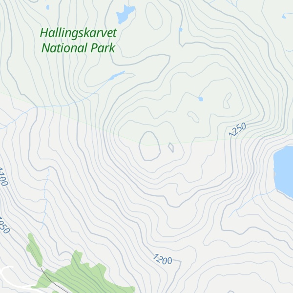 Map of Slåttehallnuten