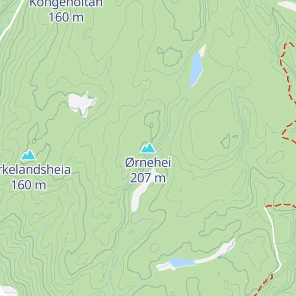 Map of Ørnehei
