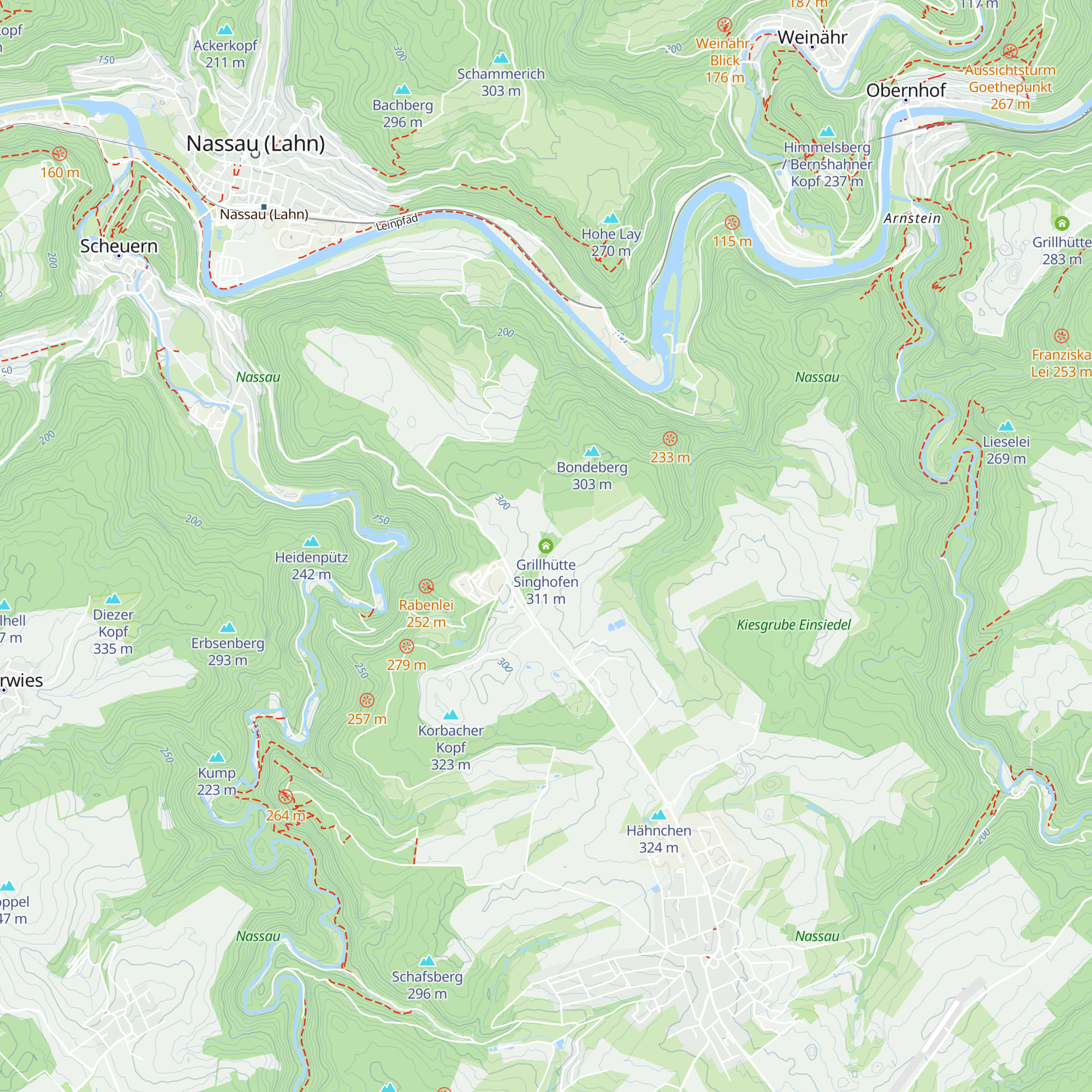 Grillhütte Singhofen map