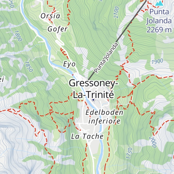 Map of Edelboden