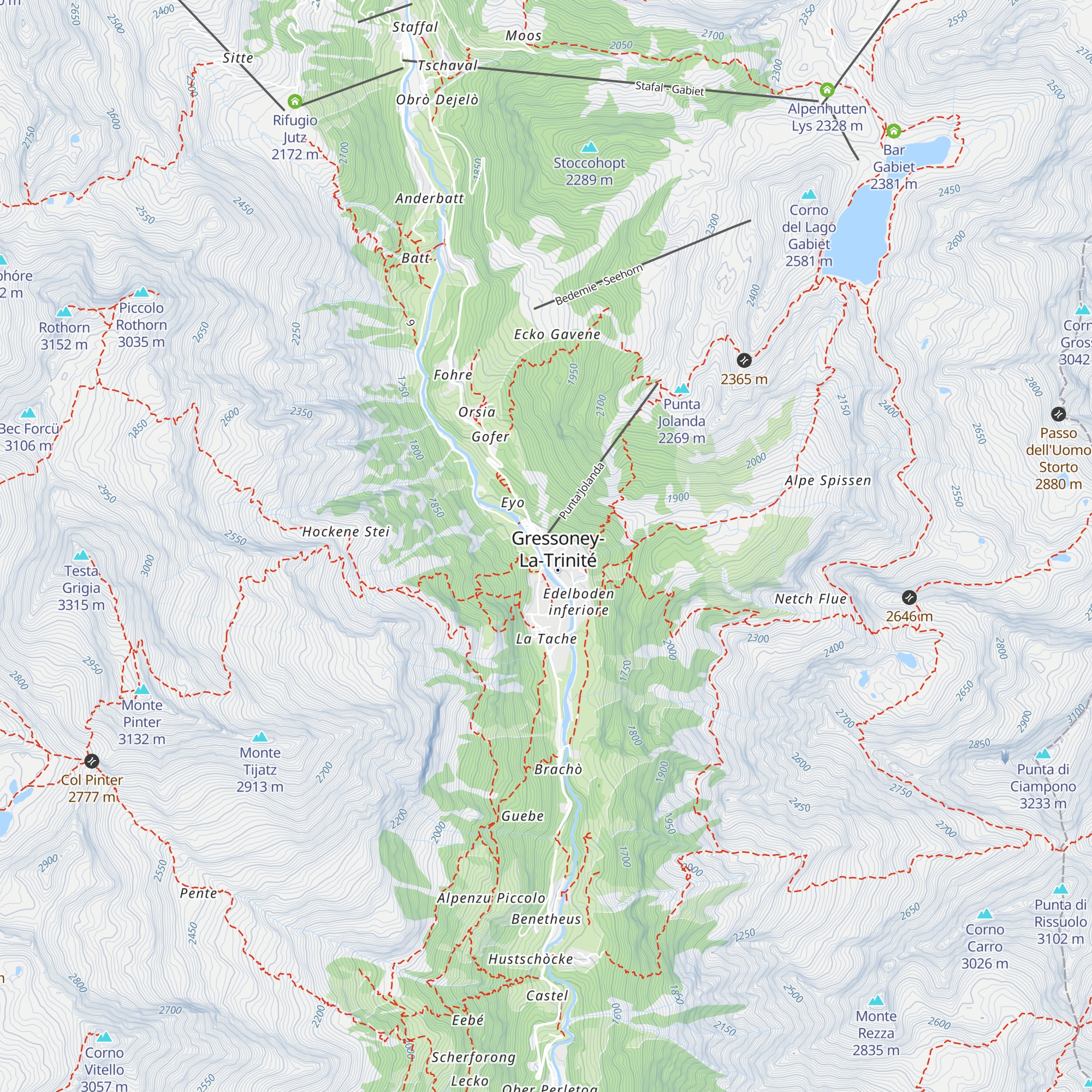 Edelboden map