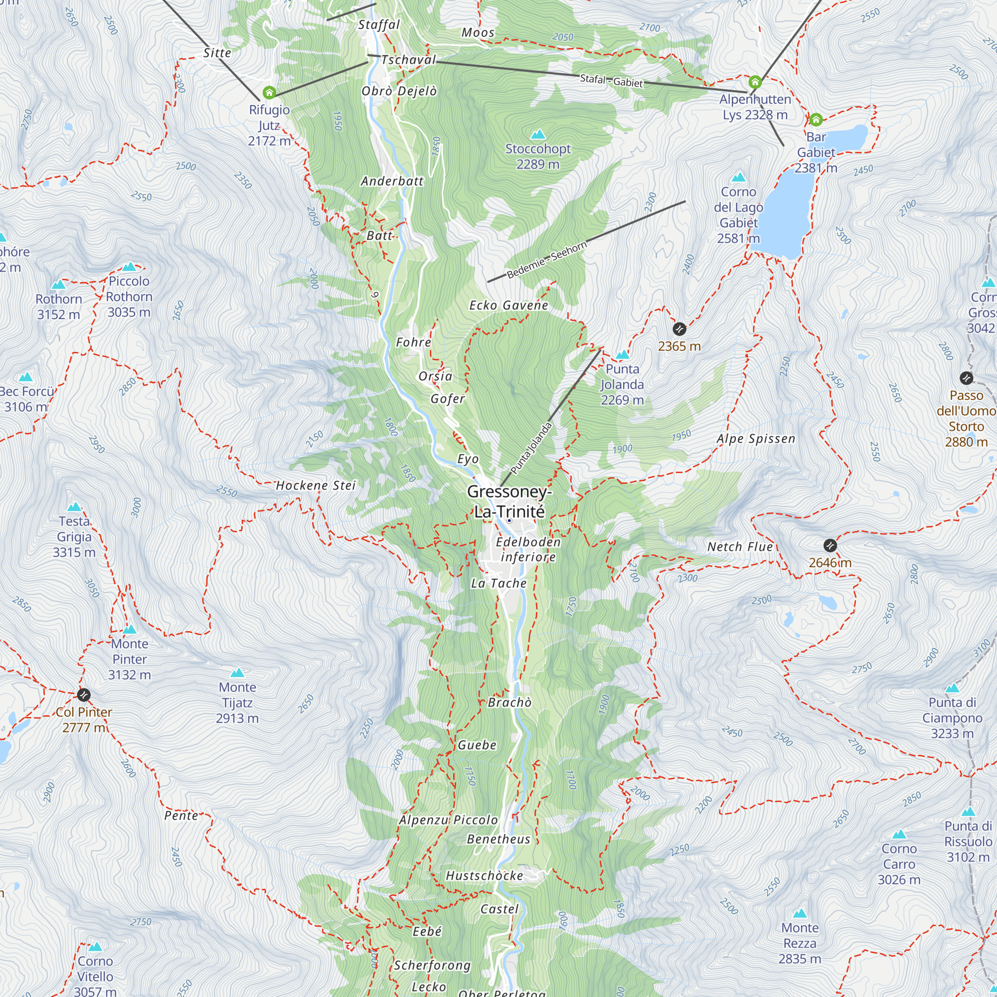 Edelboden map