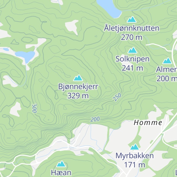 Map of Solkniben