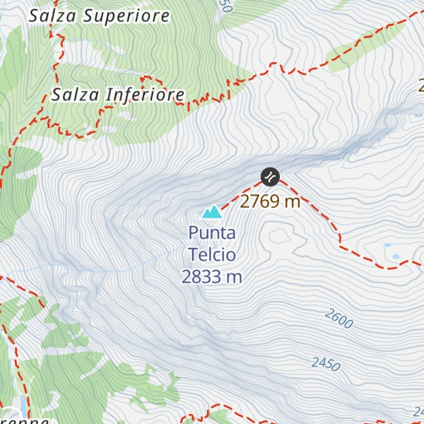 Map of Punta Telcio