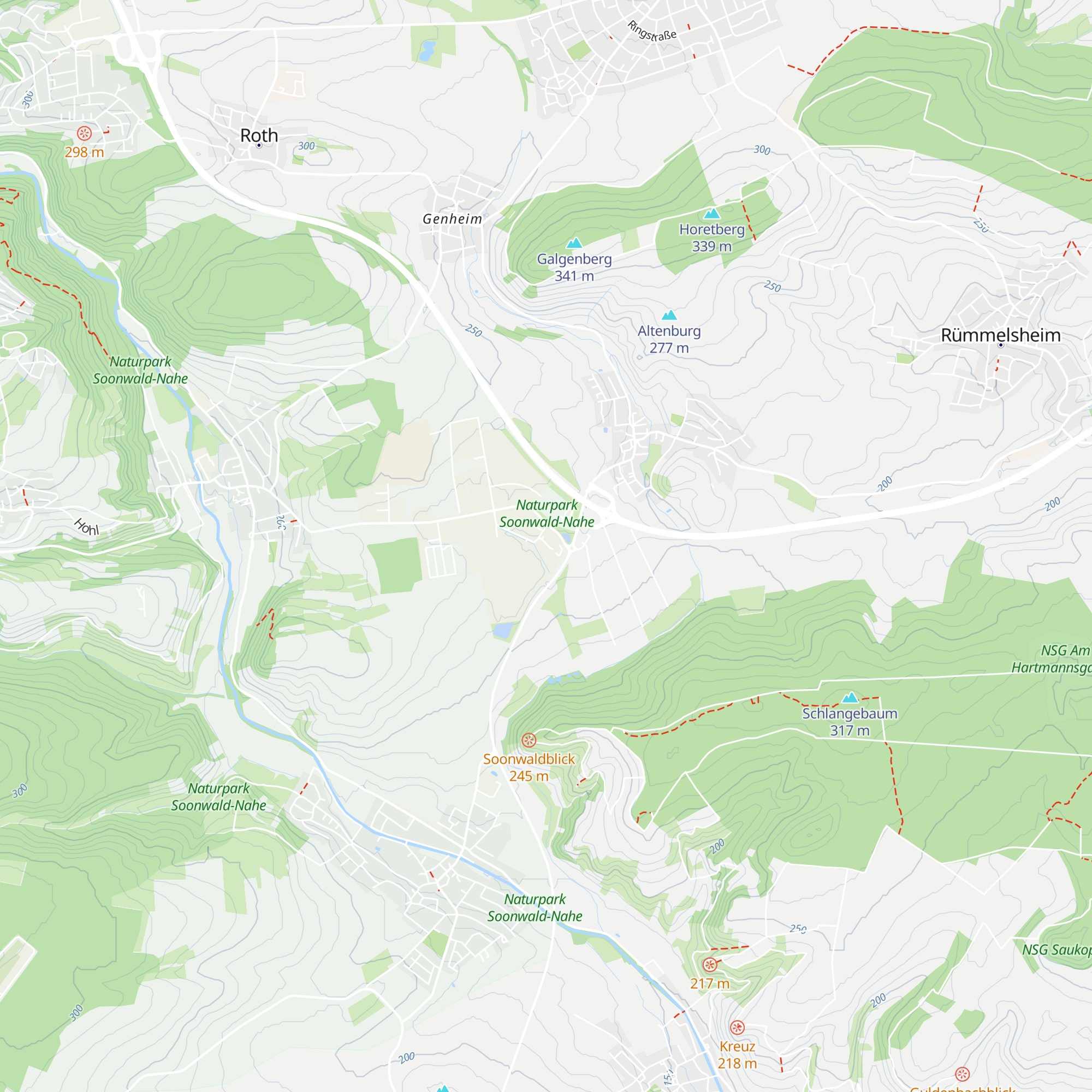 Vesperhütte Marx map