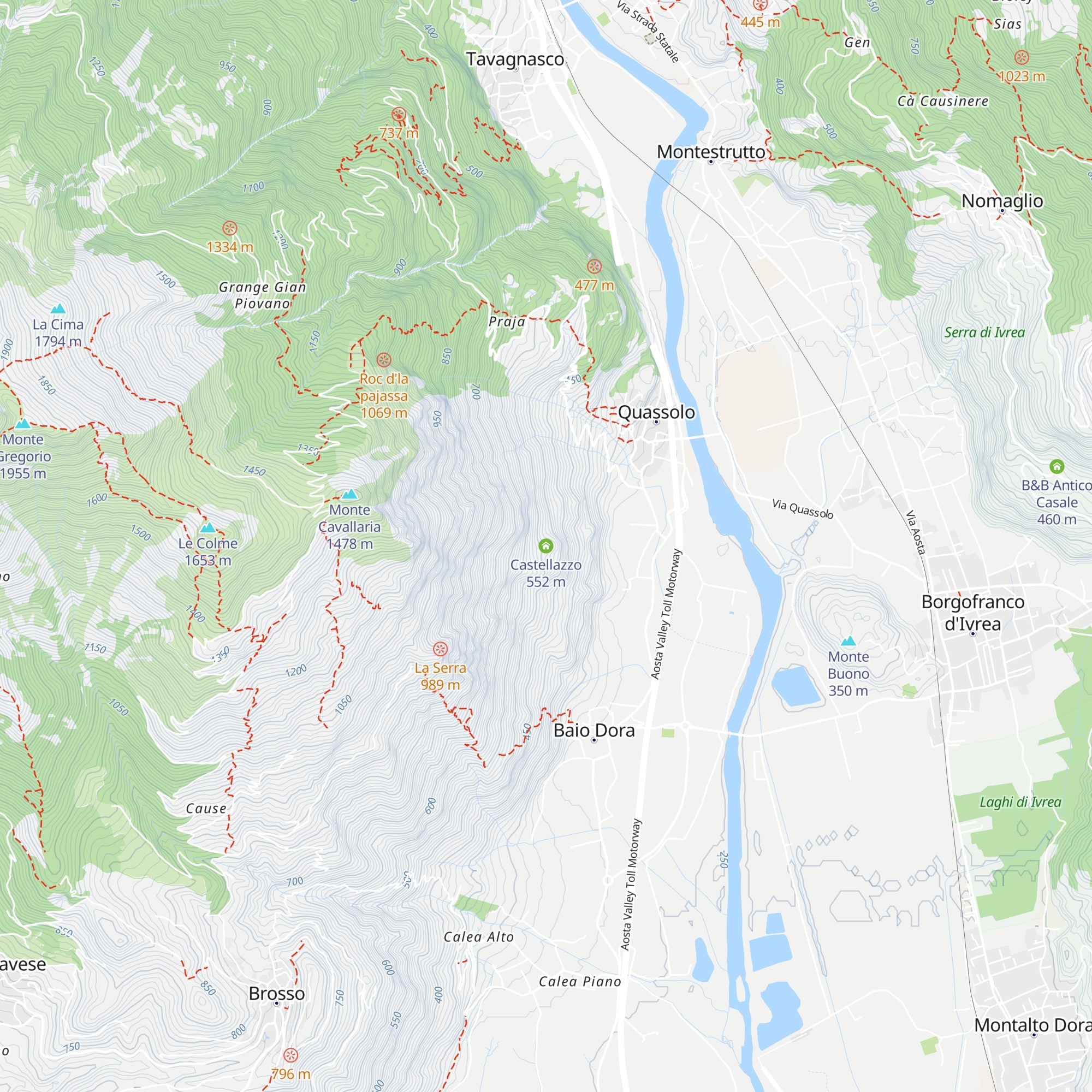 Castellazzo map
