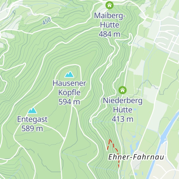 Map of Kohlweghütte