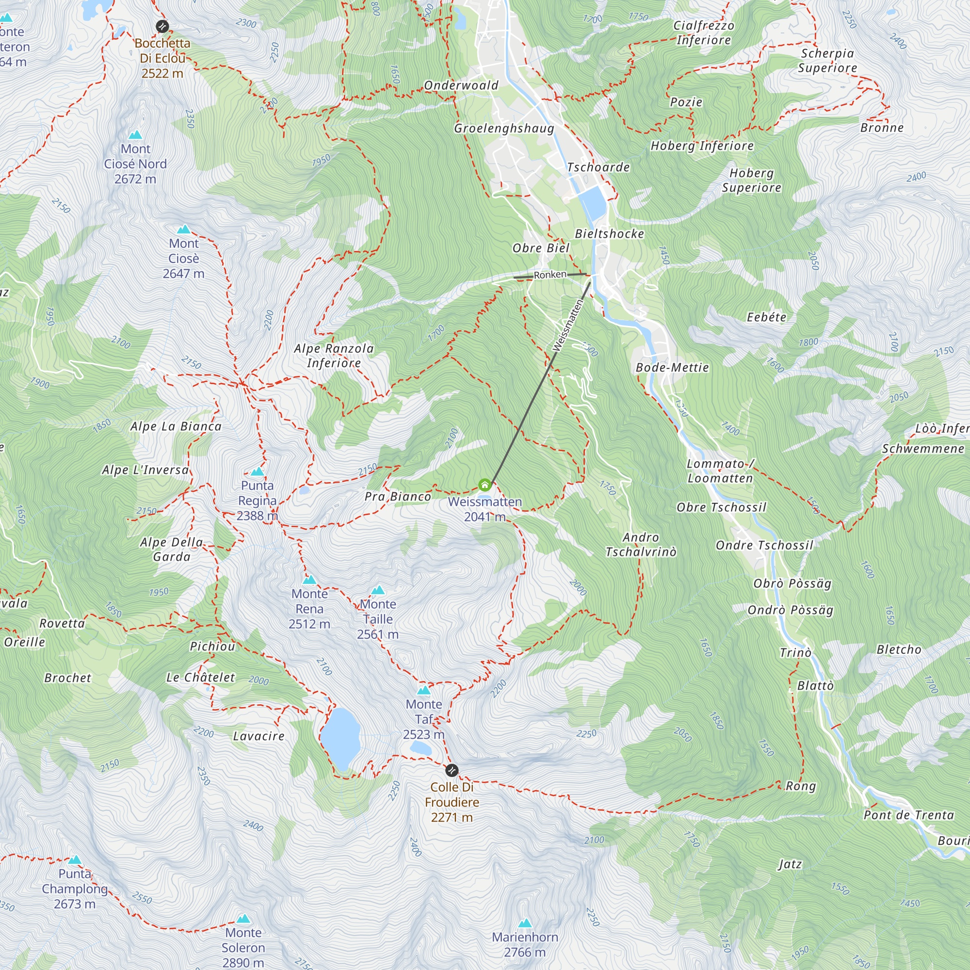 Weissmatten map