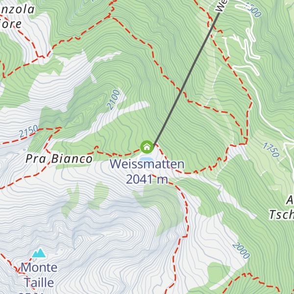 Map of Weissmatten