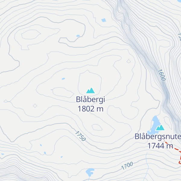 Map of Blåbergi