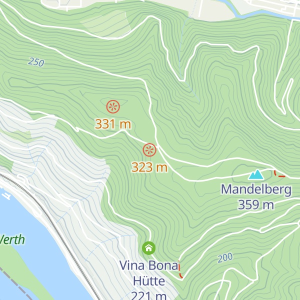 Map of CDU Hütte