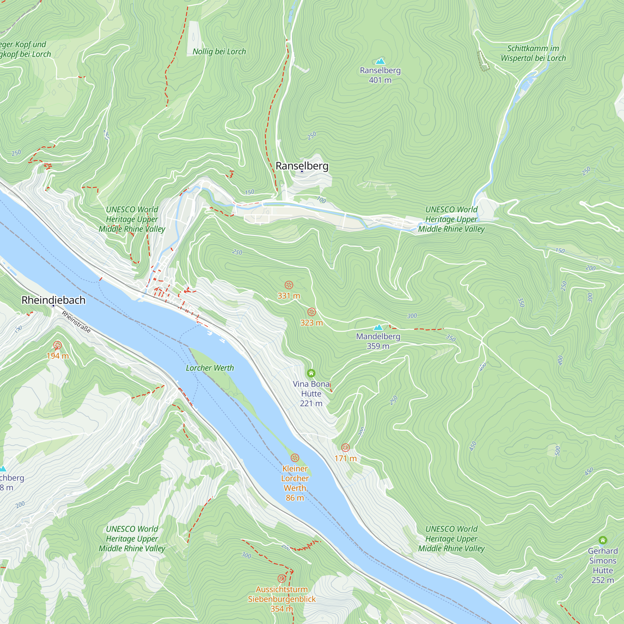 CDU Hütte map