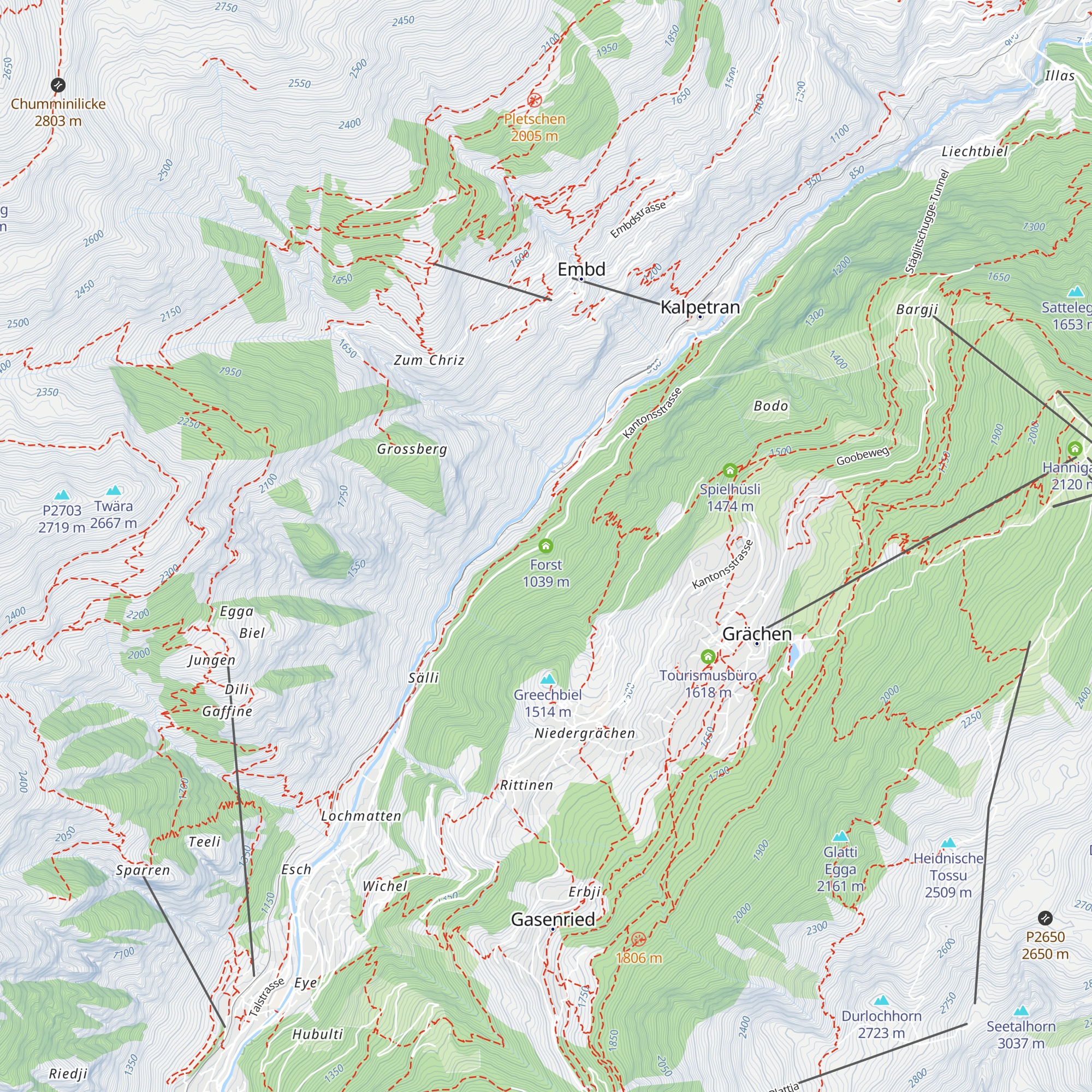 Forst map
