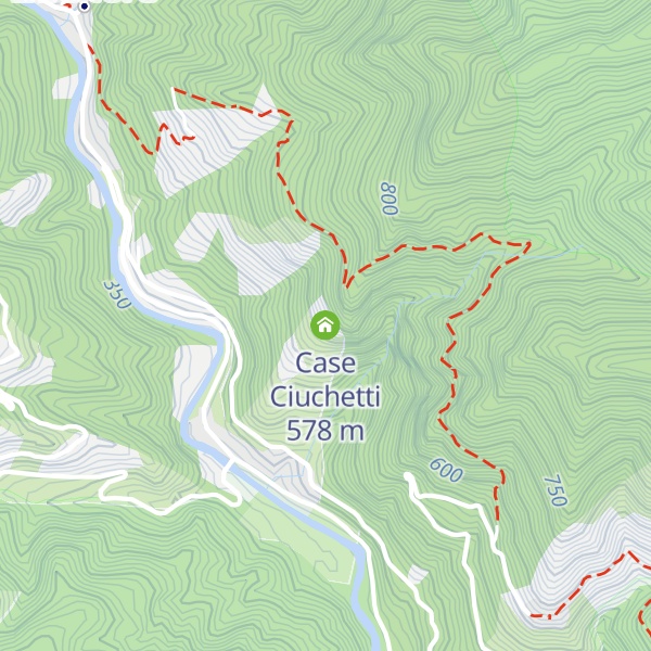Map of Case Ciuchetti