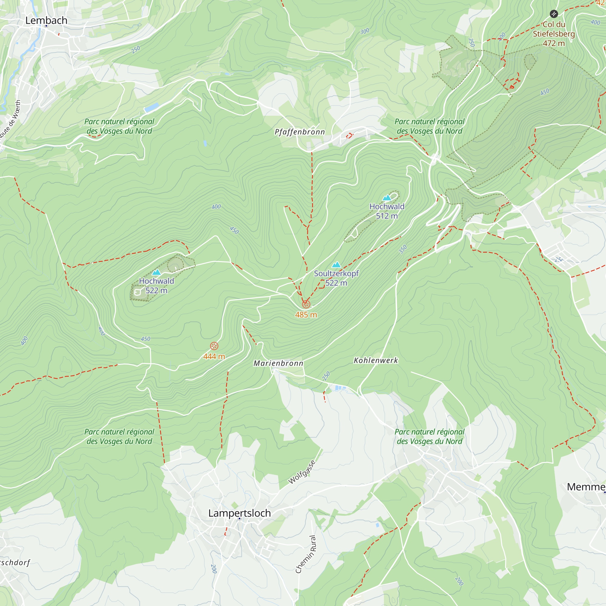 Soultzerkopfhütte map