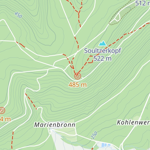 Map of Soultzerkopfhütte