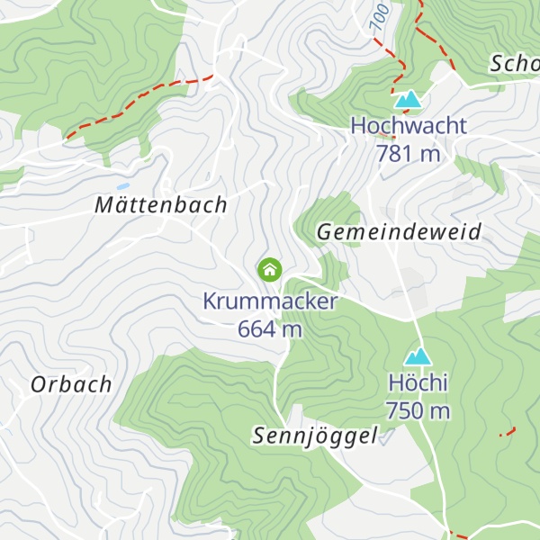 Map of Krummacker