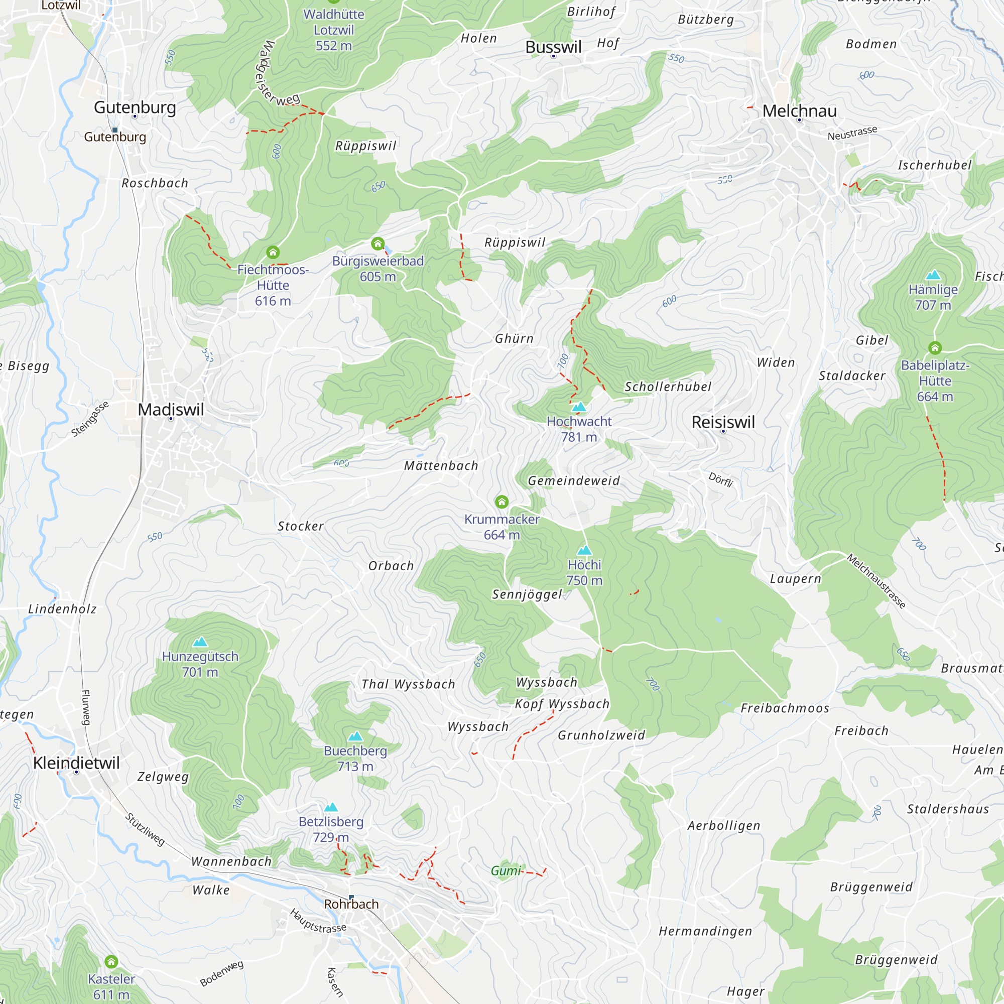 Krummacker map