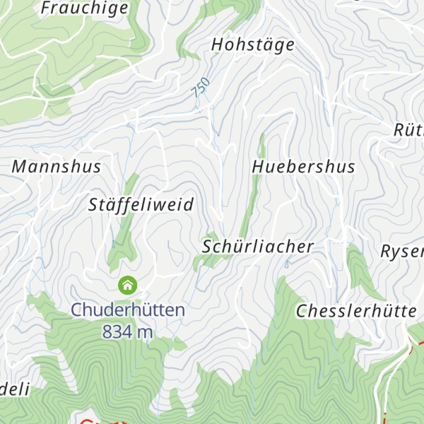 Map of Ferienheim Melli