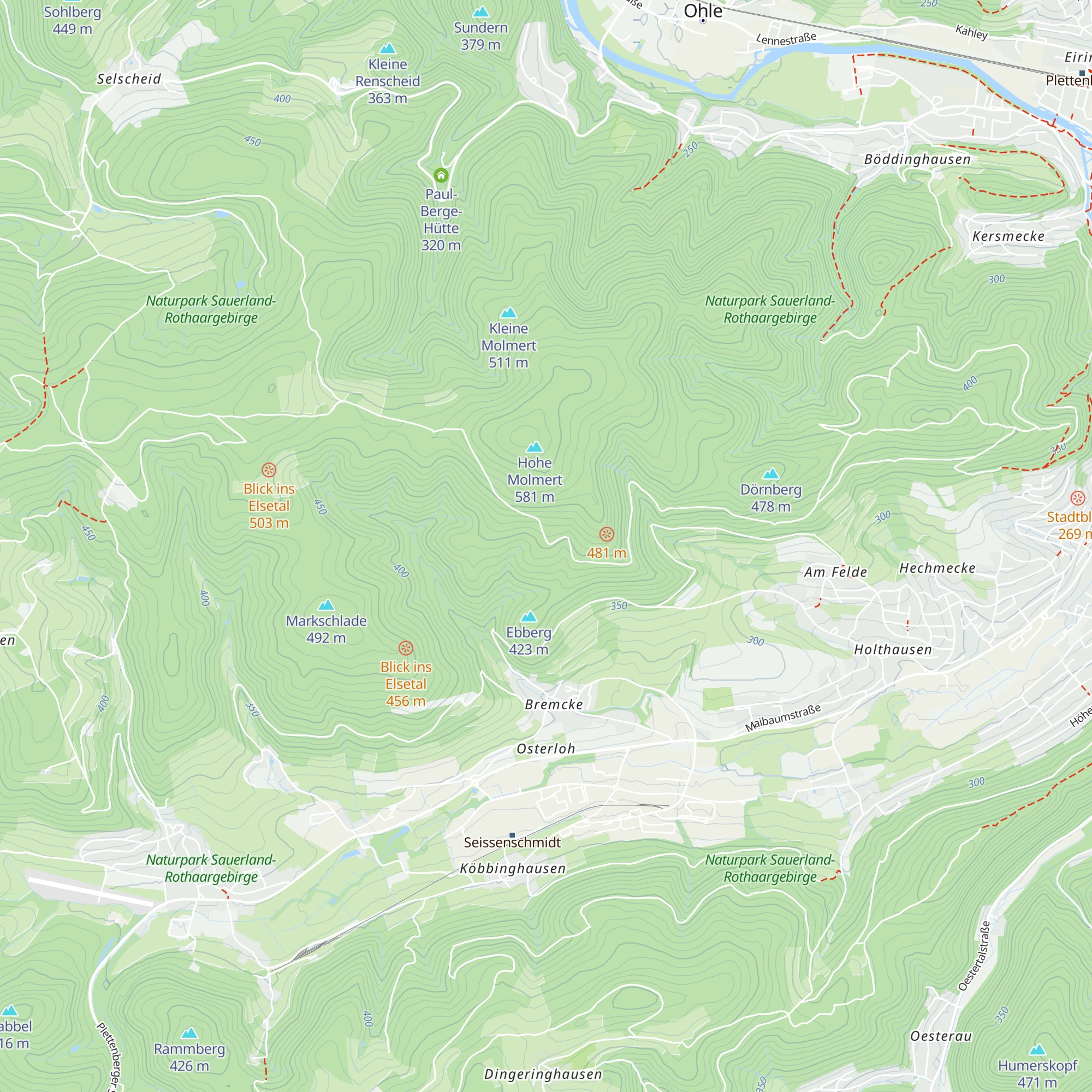 Schutzhütte map