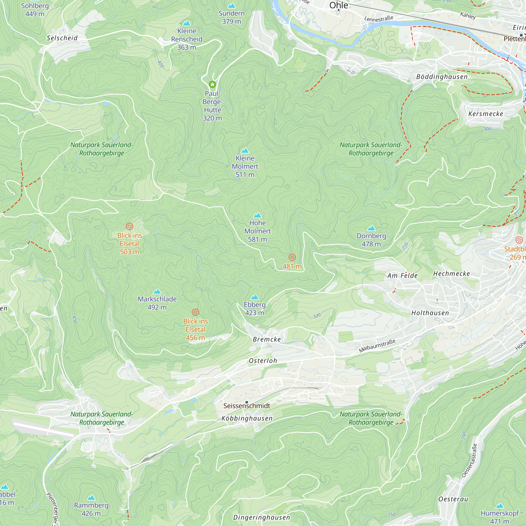 Schutzhütte map