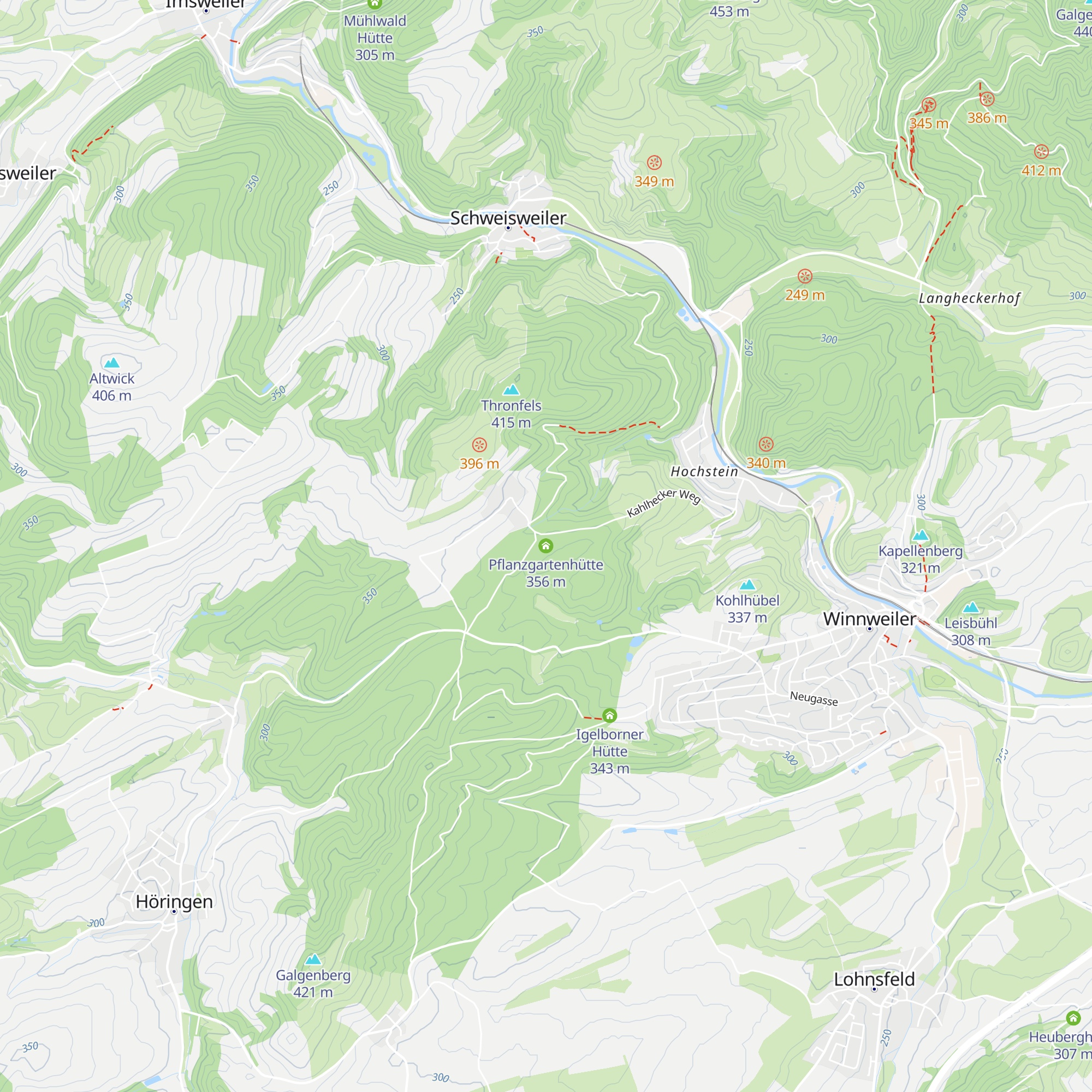 Pflanzgartenhütte map