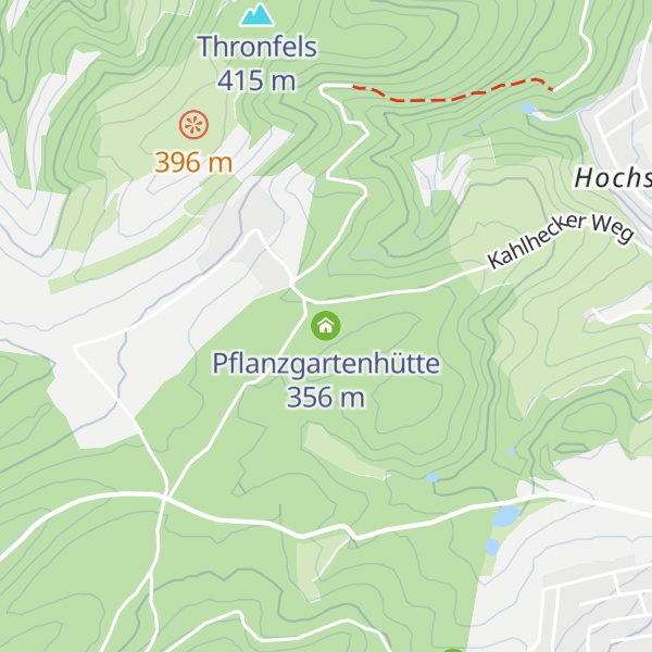 Map of Pflanzgartenhütte