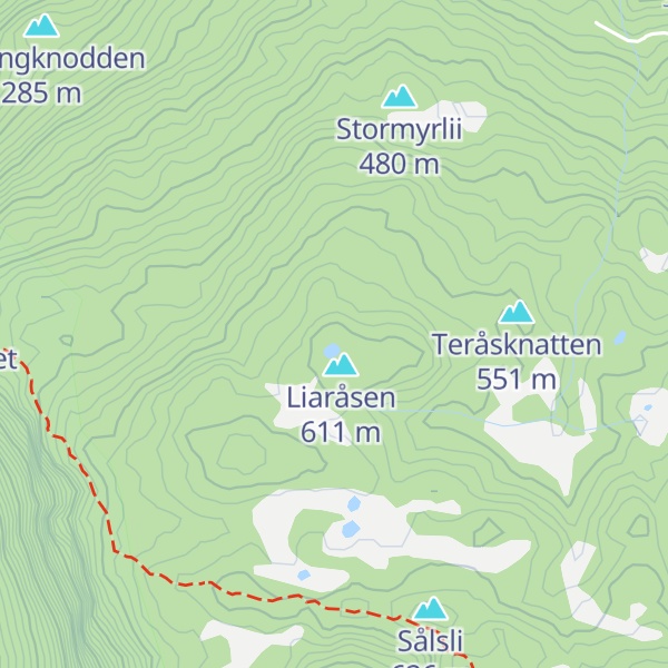 Map of Kleveknodden