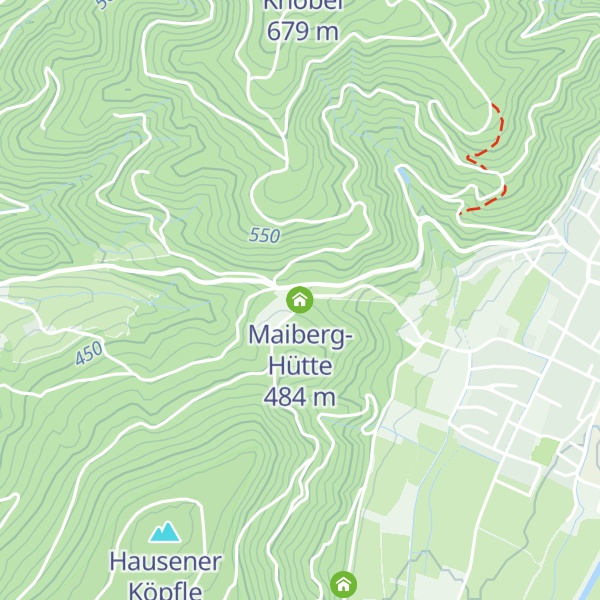 Map of Maiberg-Hütte